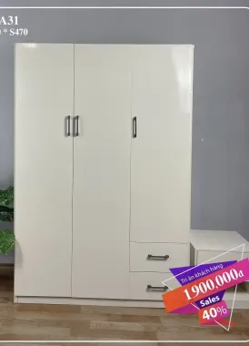 Tủ Nhựa Đài Loan 3 Cánh Hiện Đại QL01 Giá Rẻ TPHCM - QL Home